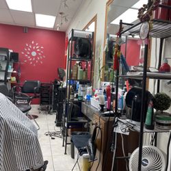 Studio Glam Salon - This is the area of Val. He's been my hair stylist for years.