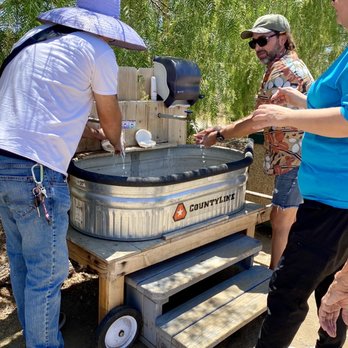 Oasis Camel Dairy - Hand washing station with scented Camel Milk Soaps - Attraction Farms Near Me - Ramona, California Oasis Camel Dairy - Hand washing station with scented Camel Milk Soaps - Attraction Farms Near Me - Ramona, California