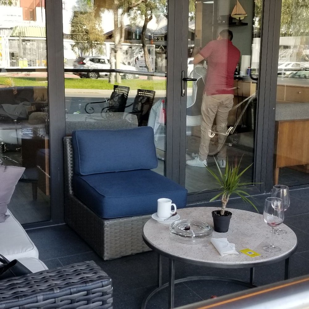 Outside patio area. Outside patio area.