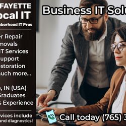 Lafayette Local IT - Enjoy the freedom to focus on your business while we handle your IT needs. Our #BusinessIT services ensure smooth and secure operations.