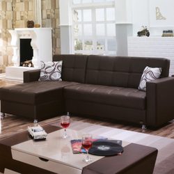 Bergenfield Discount Furniture - Great Sleeper/ Storage Sectionals!
