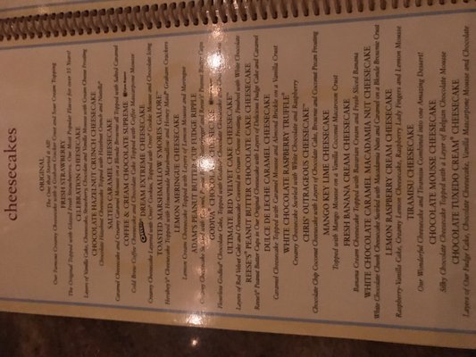Menu photo 7 The Cheesecake Factory Naples, FL Menu photo 7 The Cheesecake Factory Naples, FL