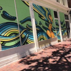 Futurist Woman Mural - "Futurist Woman" mural