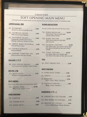 Menu photo 3 Fugaku Sushi Bellingham, WA
