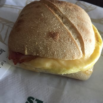 Starbucks - Bacon Gouda breakfast sandwich :) - Coffee & Tea Near Me - Folsom, California Starbucks - Bacon Gouda breakfast sandwich :) - Coffee & Tea Near Me - Folsom, California