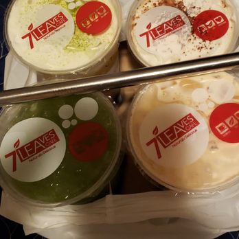 7 Leaves Cafe - Sea cream jasmin tea, matcha tea, coffee, thai tea, and reusable straw - Coffee & Tea Near Me - Downey, California 7 Leaves Cafe - Sea cream jasmin tea, matcha tea, coffee, thai tea, and reusable straw - Coffee & Tea Near Me - Downey, California