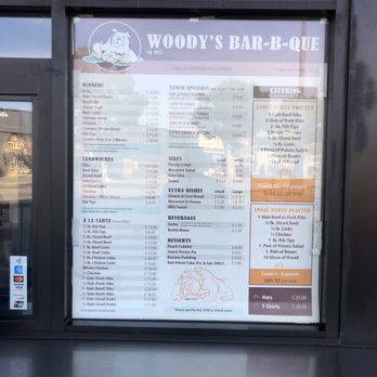 Woody's Bar-B-Que - Menu - Barbeque Near Me - Inglewood, California