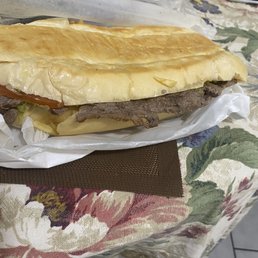 a sandwich on a table a sandwich on a table