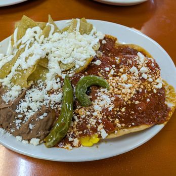 Ely's Restaurant - Ruan's Favorite (Huevos Ranchero and Chilaquiles, green) - Breakfast & Brunch Near Me - Las Vegas, Nevada