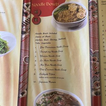 Monsoon Noodle House - Table Menu#2 - Noodles Near Me - Spartanburg, South Carolina Monsoon Noodle House - Table Menu#2 - Noodles Near Me - Spartanburg, South Carolina