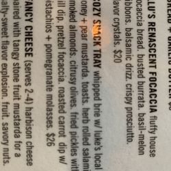 Look! They put Luke's name of the menu!