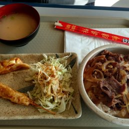 Gyudon lunch combo