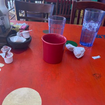 Fred's Mexican Cafe - View of my table . - Mexican Near Me - Kihei, Hawaii