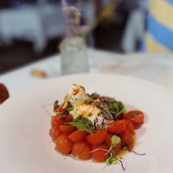Casa Pepe de la Judería - Roasted cherry tomato with burrata cheese