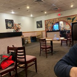 Panda Restaurant - Interior could use some work...hopefully that's what they're doing in that corner.