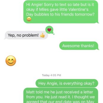 The Merry Meadow - This text exchange showed that we've received no violation notification ever and was trying to get her to talk. - Child Care & Day Care Near Me The Merry Meadow - This text exchange showed that we've received no violation notification ever and was trying to get her to talk. - Child Care & Day Care Near Me