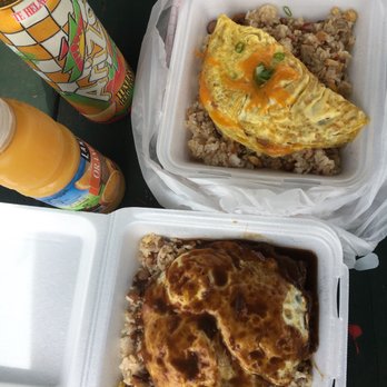 Kaya's Kitchen - cheese omelette & loco moco with fried rice - Hawaiian Near Me - Hauula, Hawaii Kaya's Kitchen - cheese omelette & loco moco with fried rice - Hawaiian Near Me - Hauula, Hawaii
