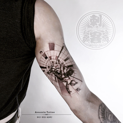 Assassin Tattoo NYC - Dare and the world always yields.