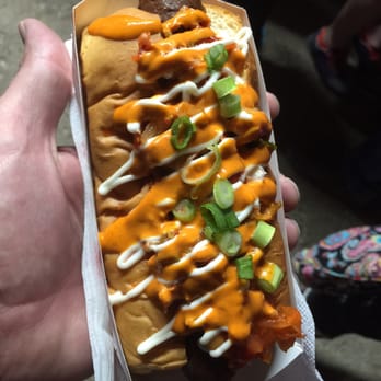 Happy Endings - The vegetarian tofu dog. - Food Trucks Near Me Happy Endings - The vegetarian tofu dog. - Food Trucks Near Me
