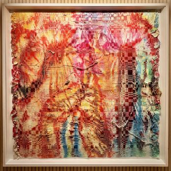 Chase Sapphire Lounge - Wall Art (near 2F elevator) - Airport Lounges Near Me - East Elmhurst, New York