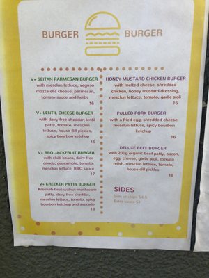 Menu photo 1 Coffee Room Canberra, ACT