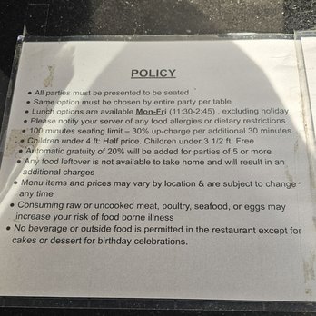 Won KBBQ - Policy - Korean Near Me - Bayside, New York