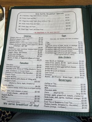 Menu photo 2 Iron Kettle Coffee Shoppe & Restaurant Rome, NY Menu photo 2 Iron Kettle Coffee Shoppe & Restaurant Rome, NY