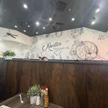 The Rooster - art wall - Breakfast & Brunch Near Me - Pearland, Texas The Rooster - art wall - Breakfast & Brunch Near Me - Pearland, Texas