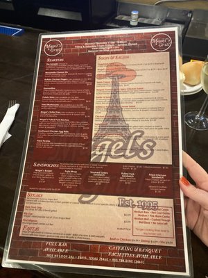 Menu photo 1 Magel's Grill Paris, TX