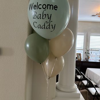 Poptastic Parties - Welcome Baby Caddy balloon bouquet - Balloon Services Near Me - Pleasanton, California Poptastic Parties - Welcome Baby Caddy balloon bouquet - Balloon Services Near Me - Pleasanton, California