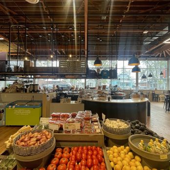 Leevers Locavore - To the left of the produce section, there is a coffee shop - very spacious! - Grocery Near Me - Denver, Colorado