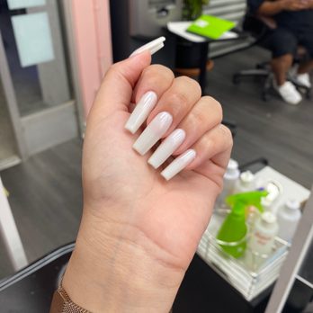 Chic Nails & Lashes - Gel X long  Color: funny bunny - Nail Salons Near Me - Los Angeles, California