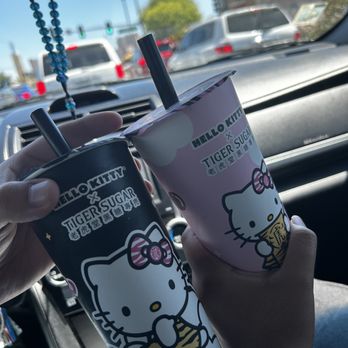 Tiger Sugar - C2 Black Sugar Coffee Latte with Cream #5 Black Sugar Boba and Pearl with Cream Mousse (Signature) - Coffee & Tea Near Me - Las Vegas, Nevada Tiger Sugar - C2 Black Sugar Coffee Latte with Cream #5 Black Sugar Boba and Pearl with Cream Mousse (Signature) - Coffee & Tea Near Me - Las Vegas, Nevada