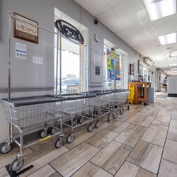 Fast Fresh Laundry - Crystal Clean Laundromat - Plenty of laundry carts