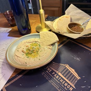 The Parthenon - Peta bread and Hummus - Greek Near Me - San Francisco, California The Parthenon - Peta bread and Hummus - Greek Near Me - San Francisco, California