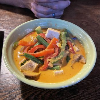 Charming Elephant - Red curry (eggplant Basil) - Laotian Near Me - Baltimore, Maryland