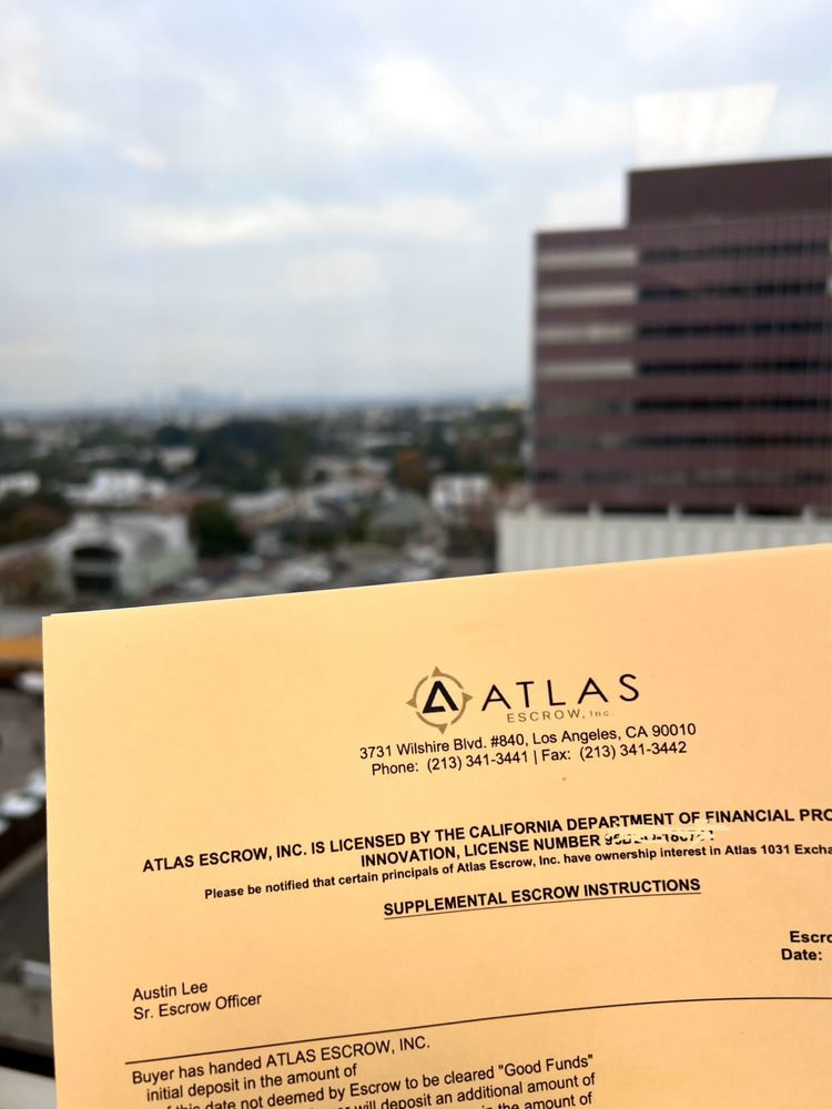 ATLAS ESCROW, INC. Updated September 2024 10 Reviews 3731