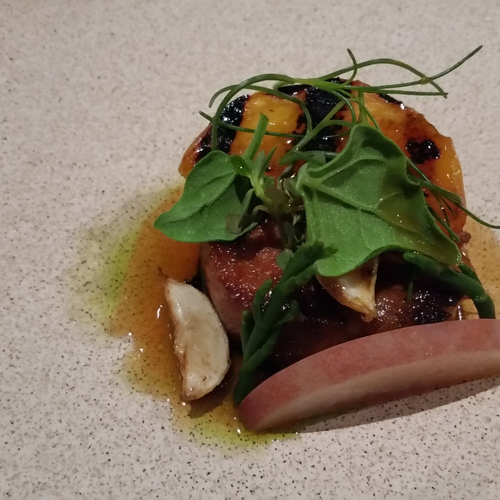 Lazy Bear - Pork shoulder with stone fruit - New American Near Me - San Francisco, California