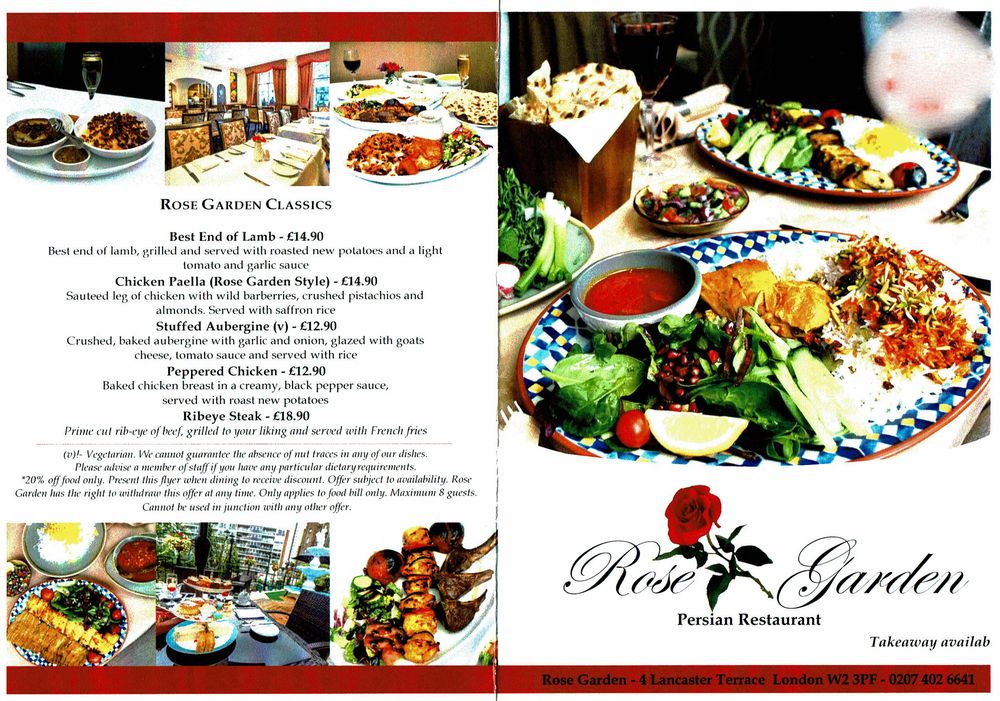 ROSE GARDEN RESTAURANT Updated August 2024 4 Lancaster Terrace