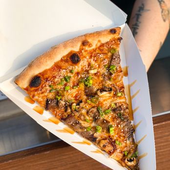 Johnny Bronx Pizza - a slice of cheese pizza - Pizza Near Me - Meridian, Idaho