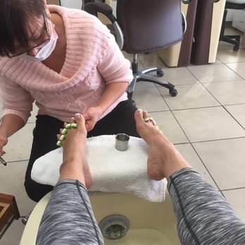 Bebe Nails & Spa - Pedicure..French tip ;) - Nail Salons Near Me - Oakland, California