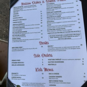 Il Cappero Lansdowne - Menu per March 2026 - Italian Near Me - Leesburg, Virginia
