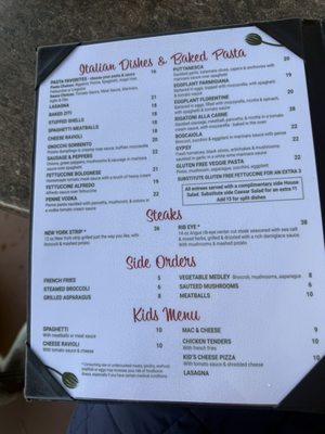 Menu photo 2 Il Cappero Lansdowne Leesburg, VA