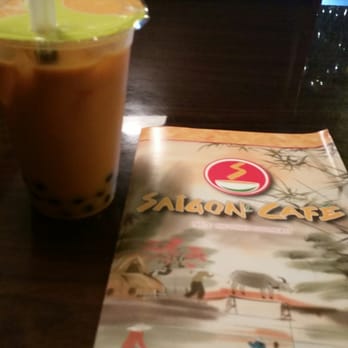 Saigon Cafe - My awesome free Thai Ice Tea with my order !! :) - Vietnamese Near Me - Buford, Georgia Saigon Cafe - My awesome free Thai Ice Tea with my order !! :) - Vietnamese Near Me - Buford, Georgia