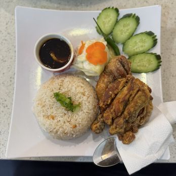 Hue Kitchen - Rotisserie Chicken Rice w/ House Special Sauce - Noodles Near Me - Santa Ana, California Hue Kitchen - Rotisserie Chicken Rice w/ House Special Sauce - Noodles Near Me - Santa Ana, California