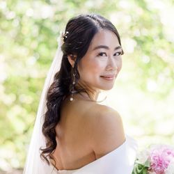 Beauty by Shawna - Shawna's hair and soft glam make-up work on my wedding day