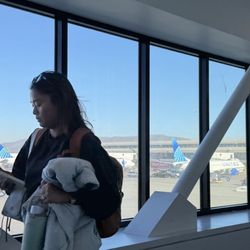 United Airlines - Inside terminal UA airline lounge