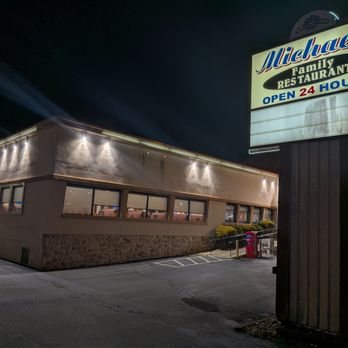 Sacred Electrical Contracting - Exterior lighting for Michael's diner - Electricians Near Me - Collegeville, Pennsylvania Sacred Electrical Contracting - Exterior lighting for Michael's diner - Electricians Near Me - Collegeville, Pennsylvania