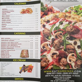 Cafe Bambino's - Chicken Wings Near Me - Pasadena, California
