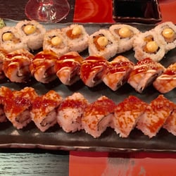 Zen Sushi - Spicy Salmon, Red Dragon, Ebiten